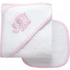 3 Marthas Kids'  Playful Pals Hooded Towel & Washcloth Set