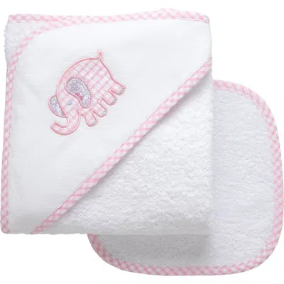 3 Marthas Playful Pals Hooded Towel & Washcloth Set