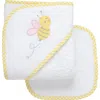 3 Marthas Kids'  Playful Pals Hooded Towel & Washcloth Set
