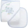 3 Marthas Kids'  Playful Pals Hooded Towel & Washcloth Set