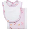 3 Marthas Kids'  Print Drooler Bib & Burp Set