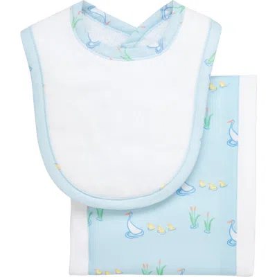 3 Marthas Kids'  Print Drooler Bib & Burp Set