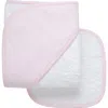 3 Marthas Seersucker Stripe Hooded Towel & Washcloth Set In Pink