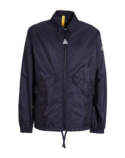 3 Moncler X Mercedes Benz Man Jacket Midnight Blue Size 4 Polyamide