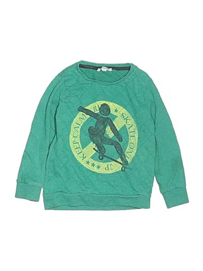 Pre-owned 3 Pommes Kids' Sweatshirt In Green
