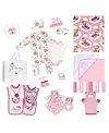 3 Stories Trading Baby Girls 28-piece Essentials Shower Gift Bundle Set