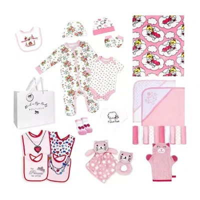 3 Stories Trading Company 0-3 Month Baby Girls 28-pc. Baby Gift Set In Multi