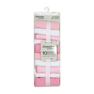 3 Stories Trading Company 10-pc. Washcloth In Pink