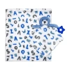 3 Stories Trading Company 2-pc. Baby Blanket With Security Blanket In Blue