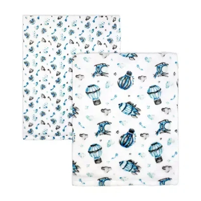 3 Stories Trading Company 2-pc. Fleece Baby Blanket In Multi