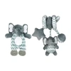 3 Stories Trading Company 2-pc. Plush Doll In Gray