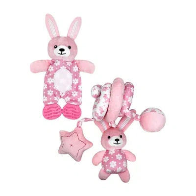 3 Stories Trading Company 2-pc. Plush Doll In Pink