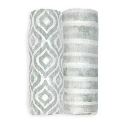 3 Stories Trading Company Babies' 2-pc. Swaddle Blanket In Multi