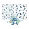 3 Stories Trading Company 3-pc. Baby Blanket And Toy Set In Multi
