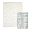 3 Stories Trading Company 3-pc. Baby Blanket In Gray
