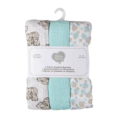 3 Stories Trading Company 3-pc. Swaddle Blanket In Blue