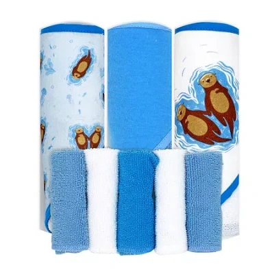 3 Stories Trading Company 8-pc. Bath Towel Set In Blue