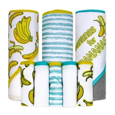 3 Stories Trading Company 8-pc. Hooded Towel In Yellow