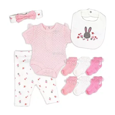 3 Stories Trading Company Baby 10-pc.layette Set In Pink