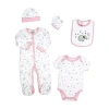 3 Stories Trading Company Baby 5-pc.layette Set In Multi