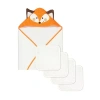 3 Stories Trading Company Baby Animal Towel With 4 Wash Cloths 5-pc. In Orange