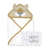 3 Stories Trading Company Baby Animal Towel With 4 Wash Cloths 5-pc. In Sand