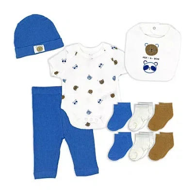 3 Stories Trading Company Baby Boys 10-pc. Baby Clothing Set In Blue