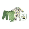 3 Stories Trading Company Baby Boys 4-pc. Baby Clothing Set In Green