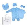 3 Stories Trading Company Baby Boys 5-pc. Baby Clothing Set In Blue