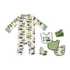 3 Stories Trading Company Baby Boys 6-pc. Baby Clothing Set In Green
