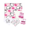 3 Stories Trading Company Baby Boys And Girls 5 Piece Blanket Set In Pink