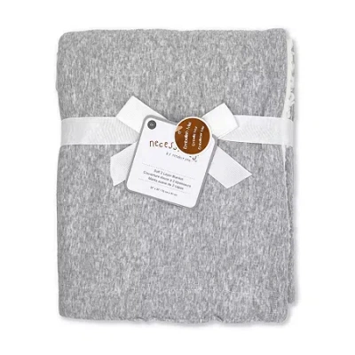 3 Stories Trading Company Baby Boys And Girls Jersey Knit Blanket In Gray