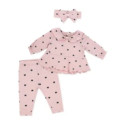 3 Stories Trading Company Baby Girls 3-pc. Legging Set In Multi