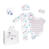 3 Stories Trading Company Baby Girls 5-pc.layette Set In White