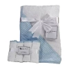 3 Stories Trading Company Baby Hooded Bath Towel With 4 Wash Cloths 5-pc In Blue