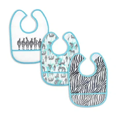 3 Stories Trading Company Baby Mode 3 Pack Peva Bibs - 3 Pieces In Multi