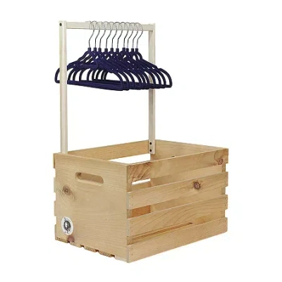 3 Stories Trading Company Baby Shower Gift Set Wardrobe Crate Boys 12-pc. In Brown