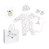 3 Stories Trading Company Baby Unisex 5-pc. Baby Clothing Set In White
