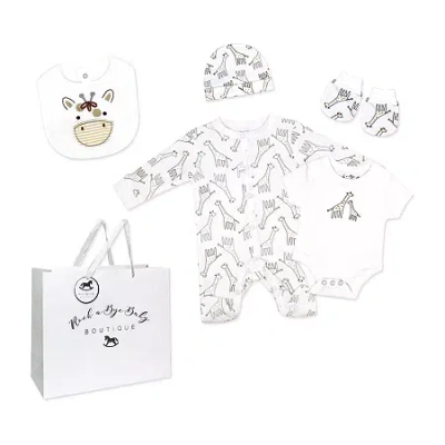 3 Stories Trading Company Baby Unisex 5-pc. Baby Clothing Set In White