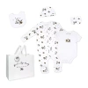 3 Stories Trading Company Baby Unisex 5-pc. Baby Clothing Set In White