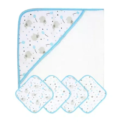 3 Stories Trading Company Bath 5 Pc. Towel Set In Blue