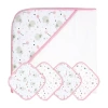 3 Stories Trading Company Bath 5 Pc. Towel Set In Pink