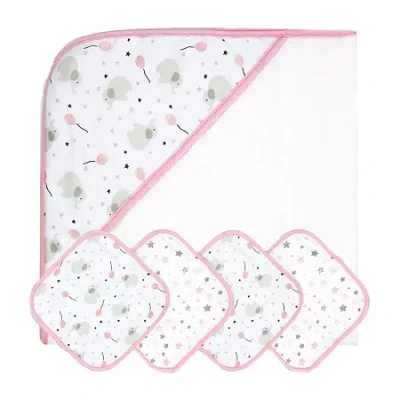 3 Stories Trading Company Bath 5 Pc. Towel Set In Pink