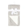 3 Stories Trading Company Cable Knit Sherpa Baby Blanket In Gray