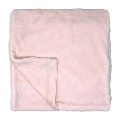 3 Stories Trading Company Fleece Baby Blanket In Pink