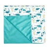 3 Stories Trading Company Minky Baby Blanket In Blue