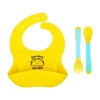3 Stories Trading Company Unisex 3-pc. Feeding Set In Yellow