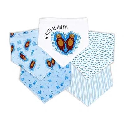 3 Stories Trading Company Babies' Unisex 5-pc. Bib Set In Multi