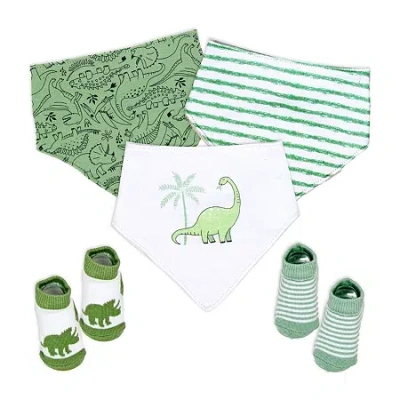 3 Stories Trading Company Babies' Unisex 5-pc.bib And Socks Set In Multi