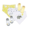 3 Stories Trading Company Unisex 5-pc.bib And Socks Set In Multi